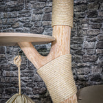 Naturkratzbaum 165 cm hoch Kratzbaum Natur Holz Design 2624 Katzenbaum