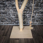 Kratzstamm 100 cm hoch Natur Holz Design Kratzbaum 2626 Naturkratzbaum