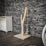 Kratzstamm 100 cm hoch Natur Holz Design Kratzbaum 2626 Naturkratzbaum
