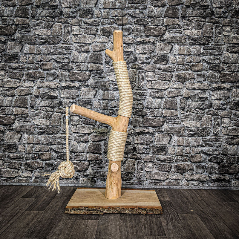Kratzstamm 97 cm hoch Natur Holz Design Kratzbaum 2627 Naturkratzbaum