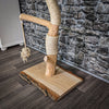 Kratzstamm 97 cm hoch Natur Holz Design Kratzbaum 2627 Naturkratzbaum