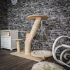 Naturkratzbaum 106 cm hoch Kratzbaum Natur Holz Design 2628 Katzenbaum