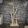 Naturkratzbaum 2444 Kratzbaum Natur Holz Design 162 cm hoch