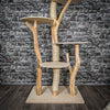 Naturkratzbaum 2461 Kratzbaum Natur Holz Design 173 cm hoch Katzenbaum