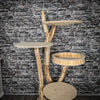 Naturkratzbaum 2463 Kratzbaum Natur Holz Design 141 cm hoch