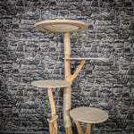 Naturkratzbaum 2464 Kratzbaum Natur Holz Design 143 cm hoch