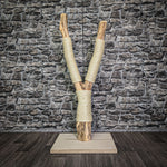 Kratzstamm 109 cm hoch Natur Holz Design Kratzbaum 2654 Naturkratzbaum