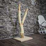 Kratzstamm 109 cm hoch Natur Holz Design Kratzbaum 2654 Naturkratzbaum
