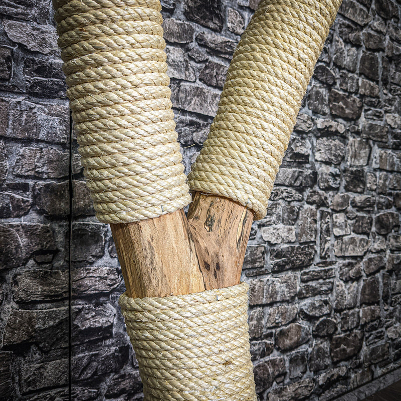 Kratzstamm 109 cm hoch Natur Holz Design Kratzbaum 2654 Naturkratzbaum