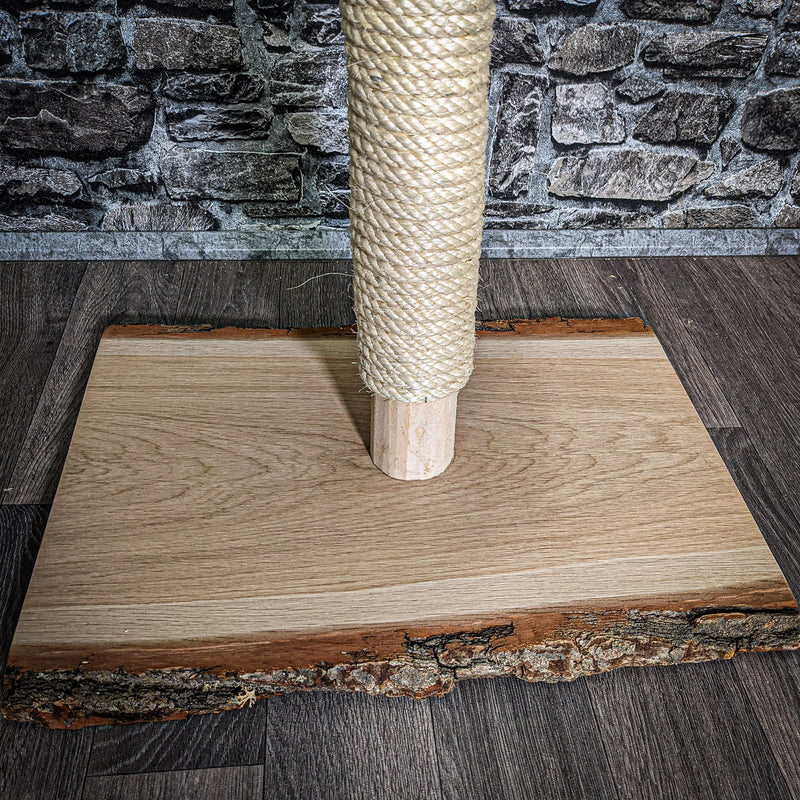 Kratzstamm 80 cm hoch Natur Holz Design Kratzbaum 2655 Naturkratzbaum