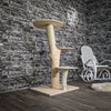 Naturkratzbaum 122 cm hoch Kratzbaum Natur Holz Design 2663 Katzenbaum