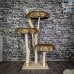 Naturkratzbaum 158 cm hoch Kratzbaum Natur Holz Design 2666 Katzenbaum