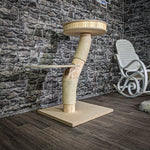 Naturkratzbaum 98 cm hoch Kratzbaum Natur Holz Design 2668 Katzenbaum