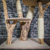 Naturkratzbaum 150 cm hoch Kratzbaum Natur Holz Design 2670 Katzenbaum