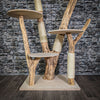 Naturkratzbaum 150 cm hoch Kratzbaum Natur Holz Design 2670 Katzenbaum