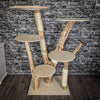 Naturkratzbaum 150 cm hoch Kratzbaum Natur Holz Design 2670 Katzenbaum